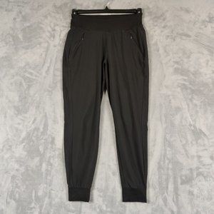 Athleta Soho Jogger Women 2 Black Pull On Pants Elastic Waist Athleisure 28x28